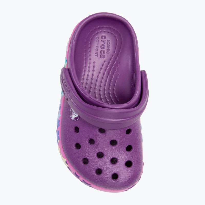 Žabky Crocs Crocband Lights Clog Toddler amethyst 6