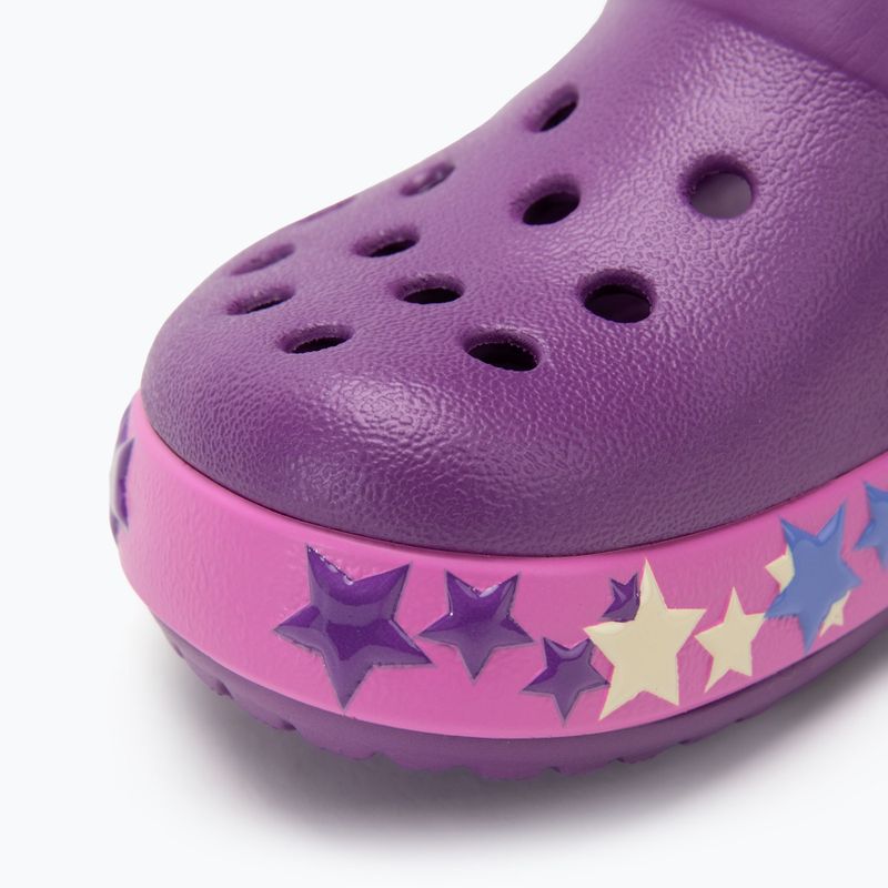 Žabky Crocs Crocband Lights Clog Toddler amethyst 8