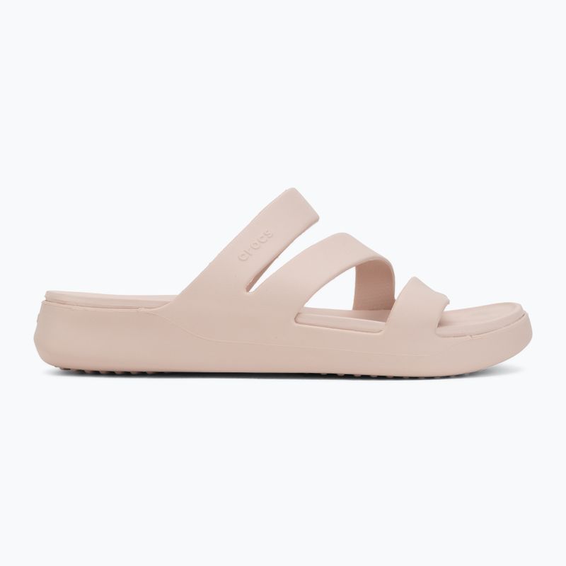 Dámské nazouváky Crocs Getaway Strappy quartz 2