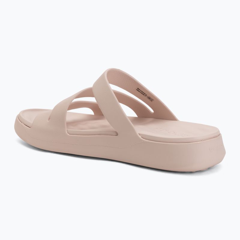 Dámské nazouváky Crocs Getaway Strappy quartz 3