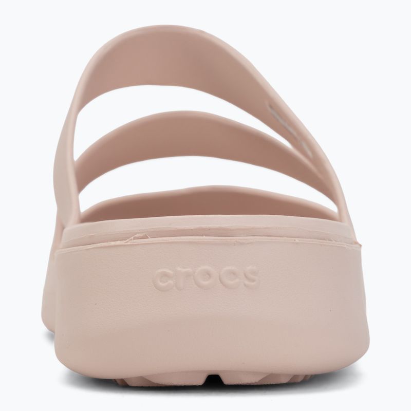 Dámské nazouváky Crocs Getaway Strappy quartz 6