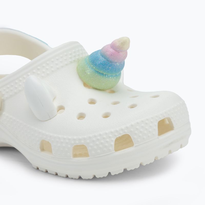 Dětské nazouváky Crocs Classic IAM Rainbow Unicorn CgT chalk 8