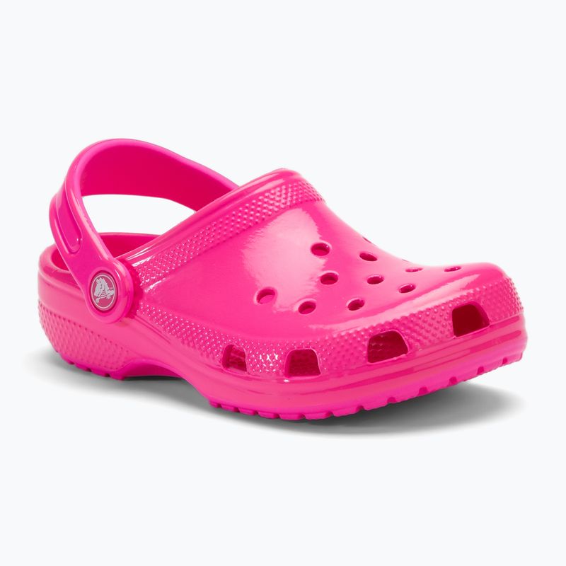 Dětské žabky Crocs Classic Neon Highlighter Clog pink crush 2