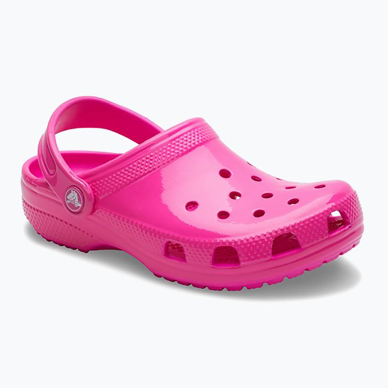 Dětské žabky Crocs Classic Neon Highlighter Clog pink crush 9