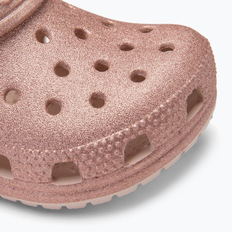 Crocs Classic Glitter Clog Toddler křemenné třpytivé žabky 8