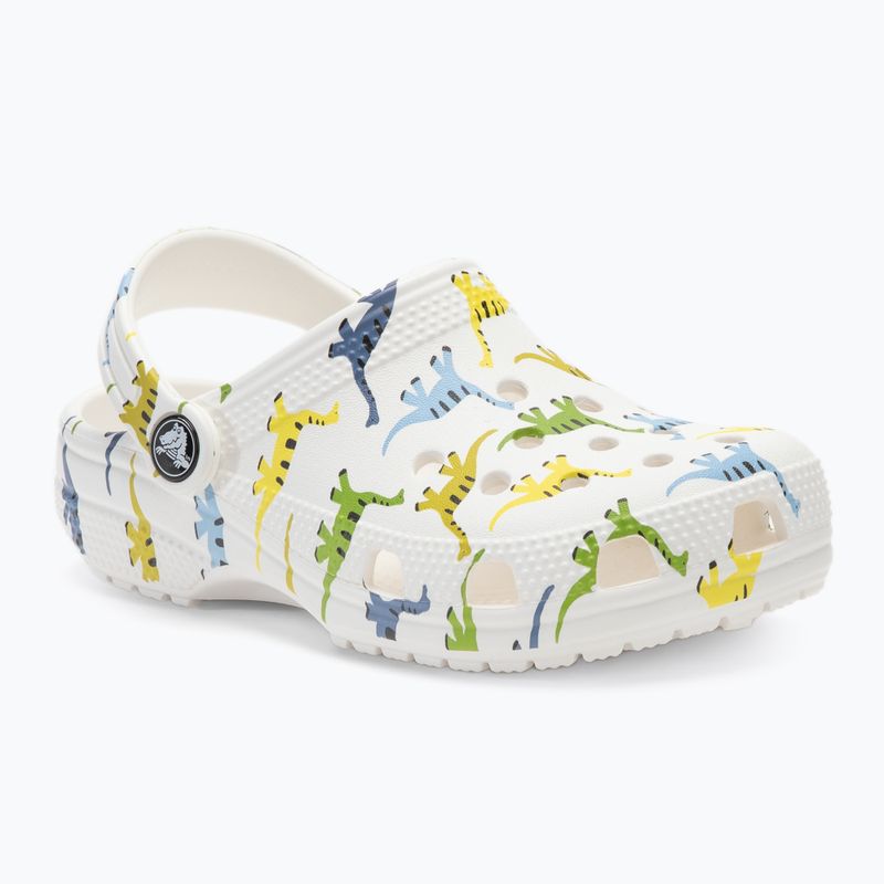 Crocs Classic Character Print Clog Dětské žabky s dinosaurem 2