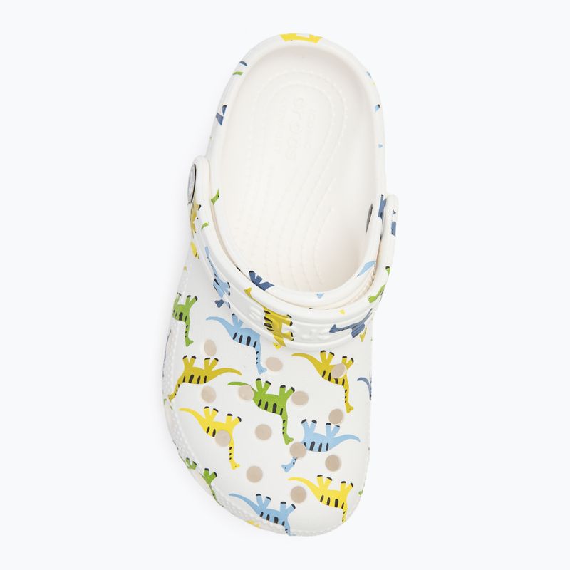 Crocs Classic Character Print Clog Dětské žabky s dinosaurem 6