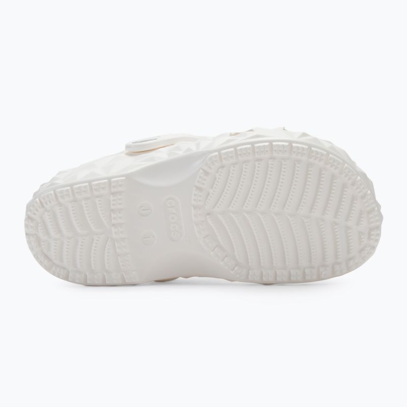Crocs Classic Geometric Clog Dětské žabky white 5