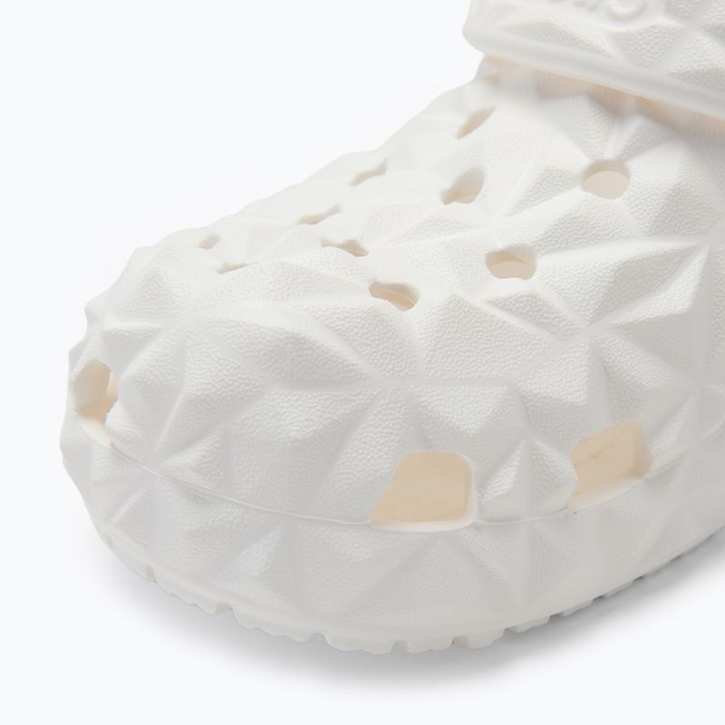 Crocs Classic Geometric Clog Dětské žabky white 8