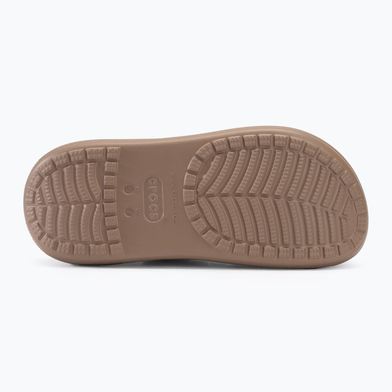Nazouváky Crocs Classic Crush Clog latte 5