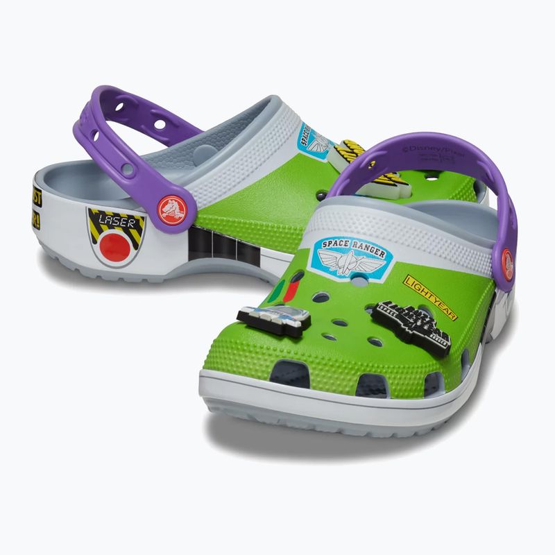 Nazouváky Crocs Toy Story Buzz Classic blue grey 3
