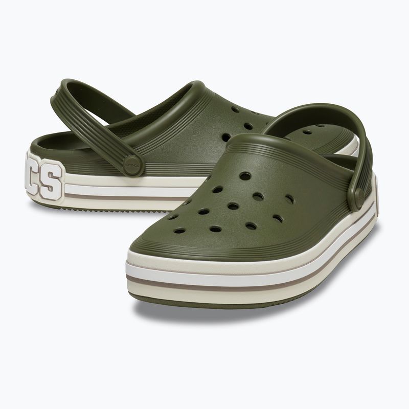 Nazouváky Crocs Off Court Logo Clog army green 11