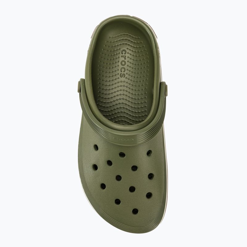 Nazouváky Crocs Off Court Logo Clog army green 6