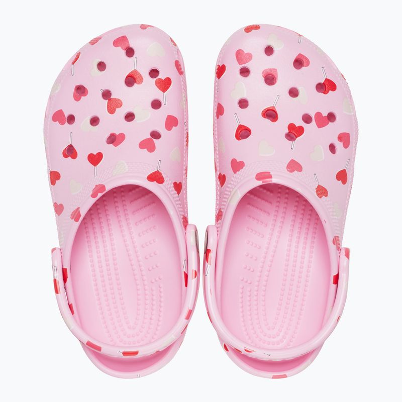 Nazouváky Crocs Classic Valentines Day Clog flamingo 5