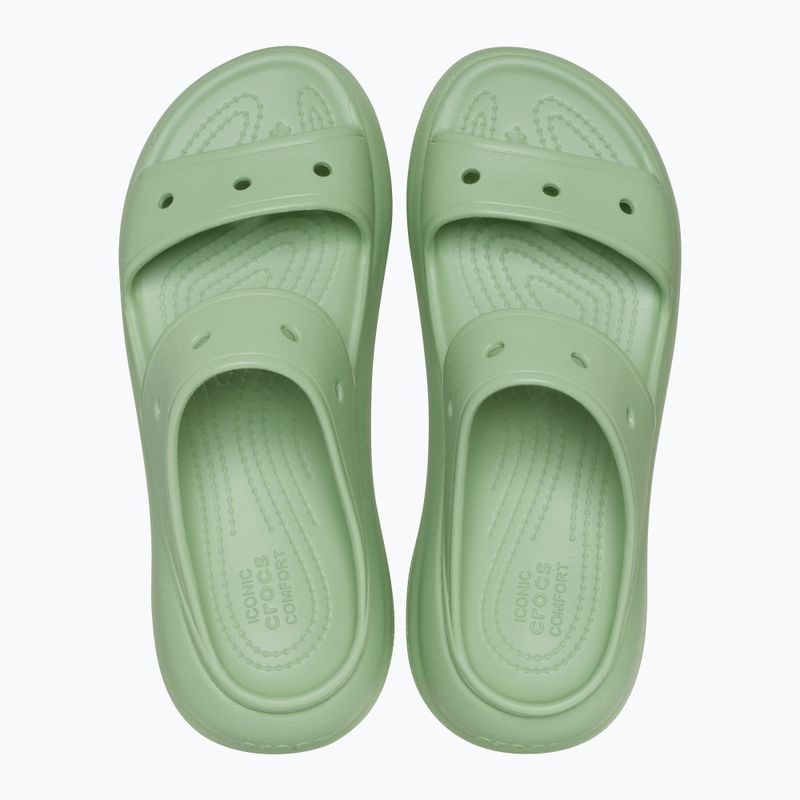 Dámské žabky Crocs Classic Crush Sandal fair green 11