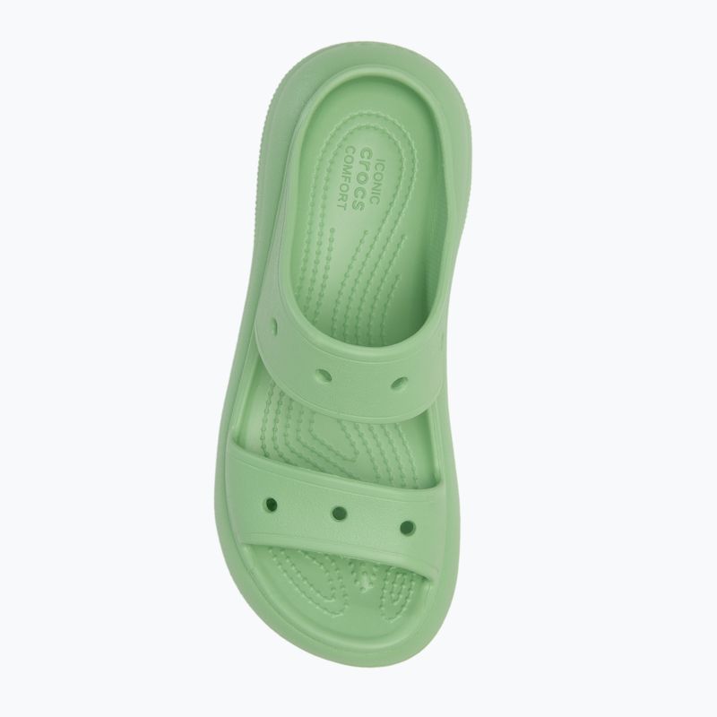 Dámské žabky Crocs Classic Crush Sandal fair green 5