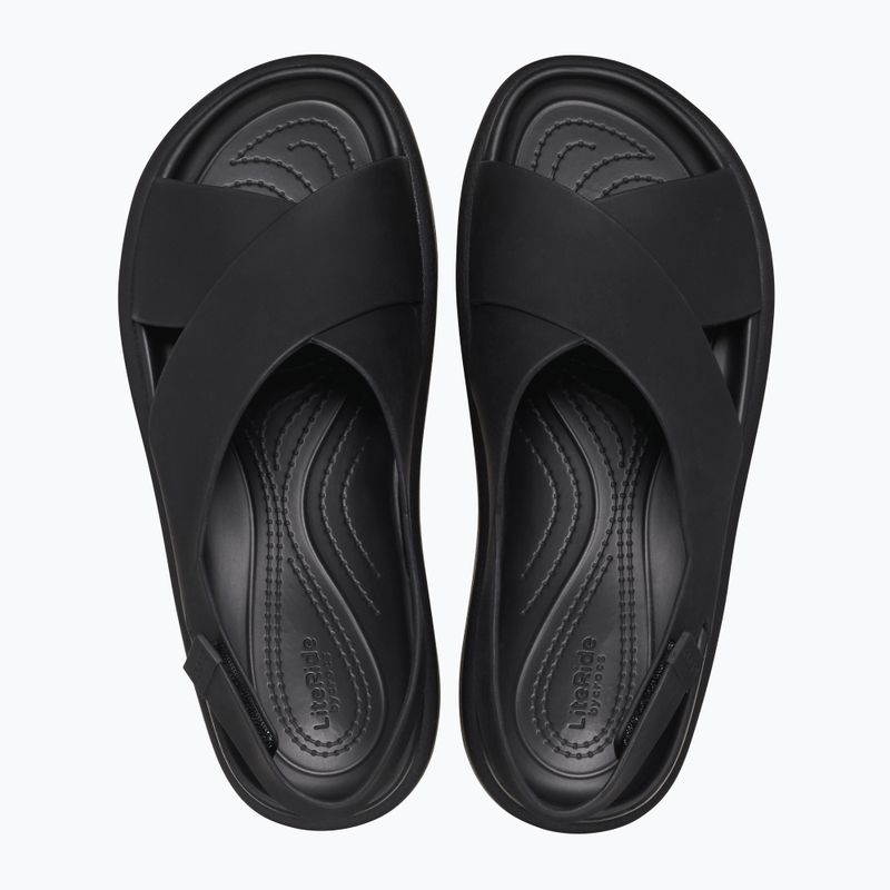 Dámské sandály Crocs Brooklyn Luxe Cross Strap black 11