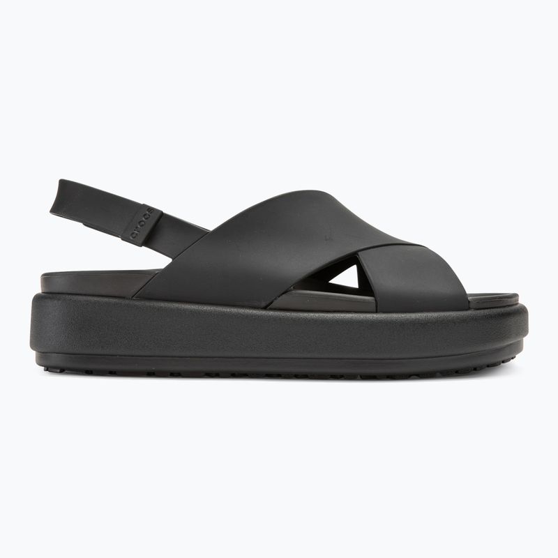 Dámské sandály Crocs Brooklyn Luxe Cross Strap black 2