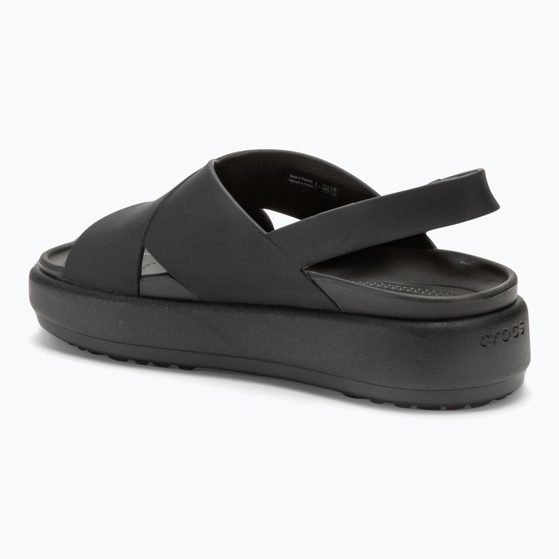 Dámské sandály Crocs Brooklyn Luxe Cross Strap black 3