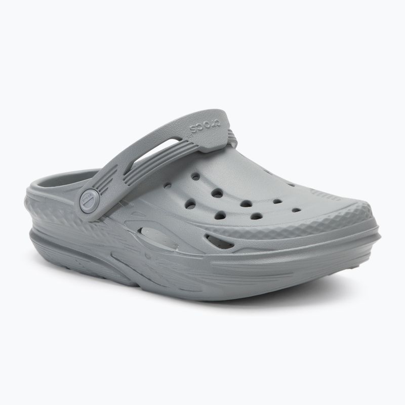 Dětské žabky Crocs Off Grid Clog světle šedé