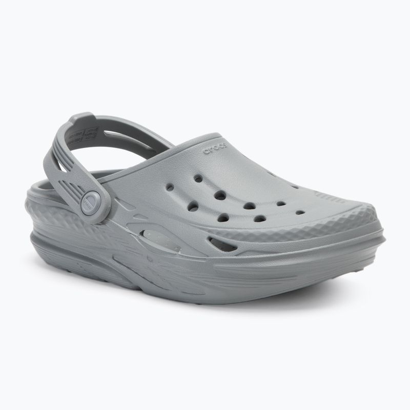 Dětské žabky Crocs Off Grid Clog světle šedé 2