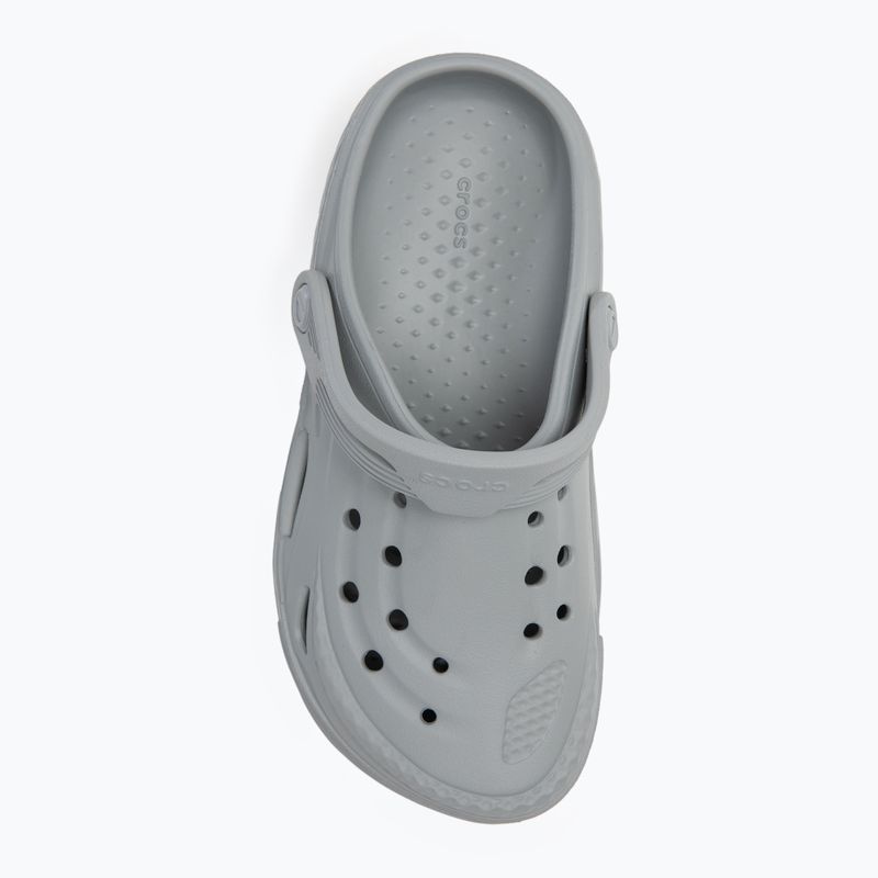 Dětské žabky Crocs Off Grid Clog světle šedé 6