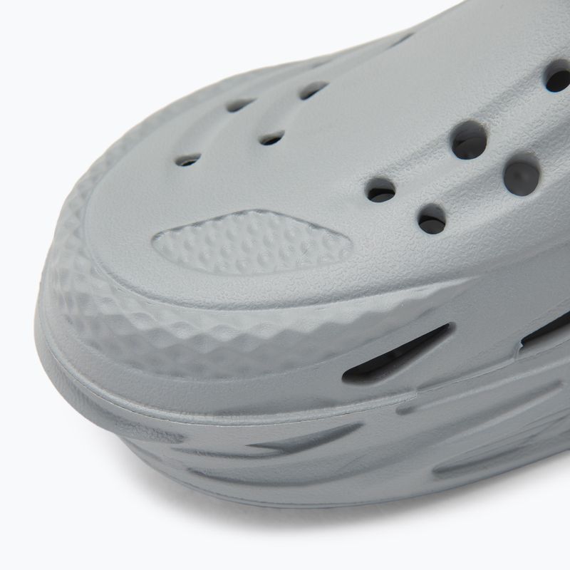 Dětské žabky Crocs Off Grid Clog světle šedé 8