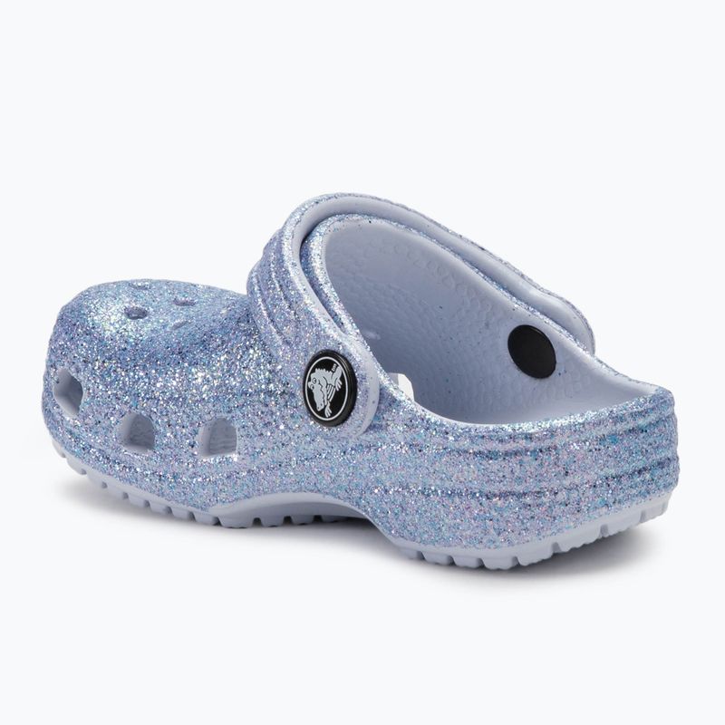 Crocs Classic Glitter Clog Toddler žabky s matnými třpytkami 4