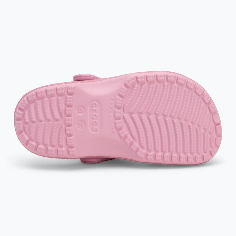 Dětské nazouváky Crocs Classic Glitter Clog Toddler pink tweed glitter 5