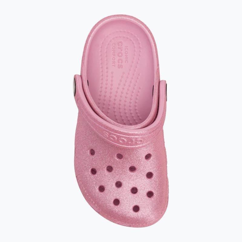 Dětské nazouváky Crocs Classic Glitter Clog Toddler pink tweed glitter 6