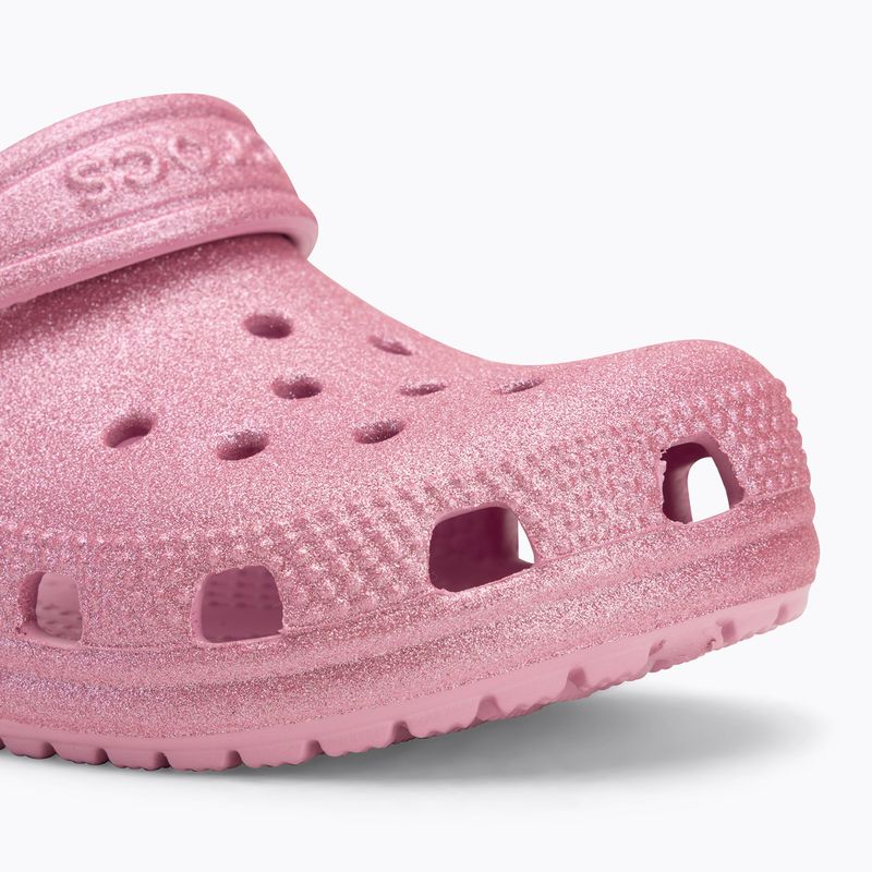 Dětské nazouváky Crocs Classic Glitter Clog Toddler pink tweed glitter 8