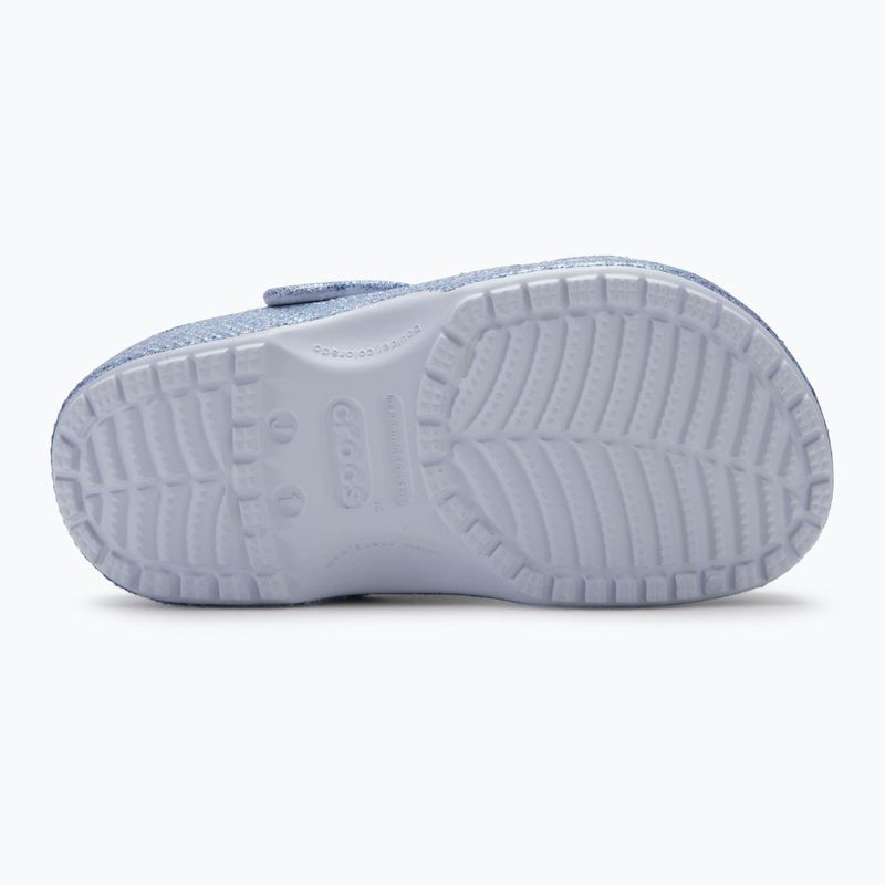 Crocs Classic Glitter Clog Dětské žabky s matnými třpytkami 5