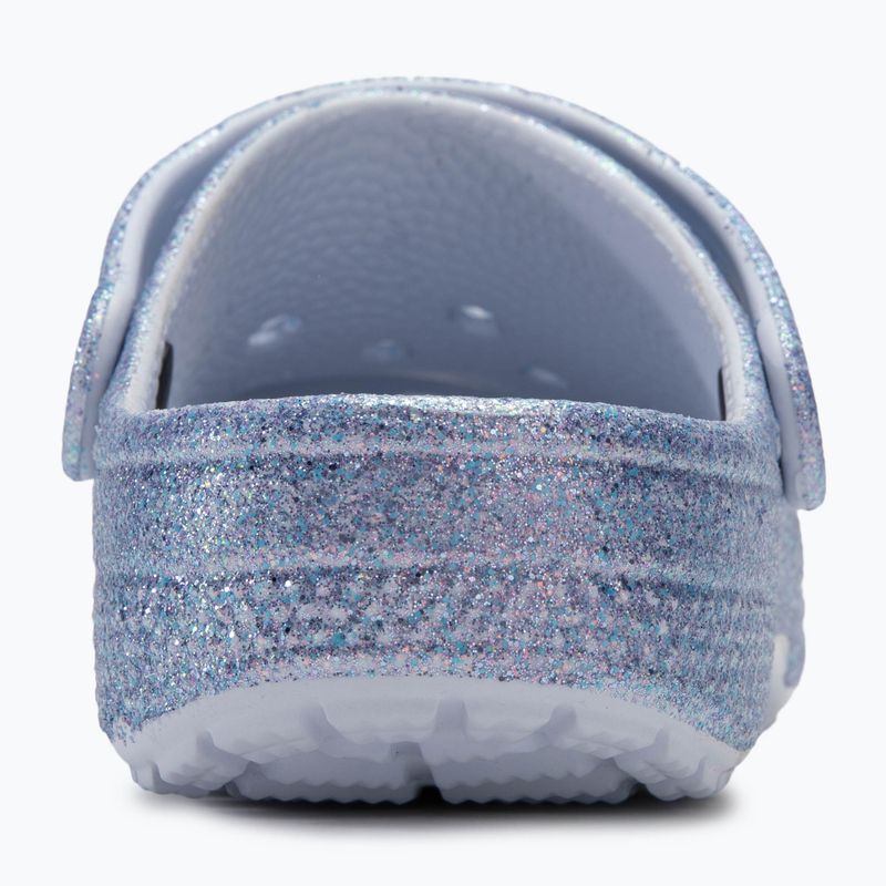 Crocs Classic Glitter Clog Dětské žabky s matnými třpytkami 7