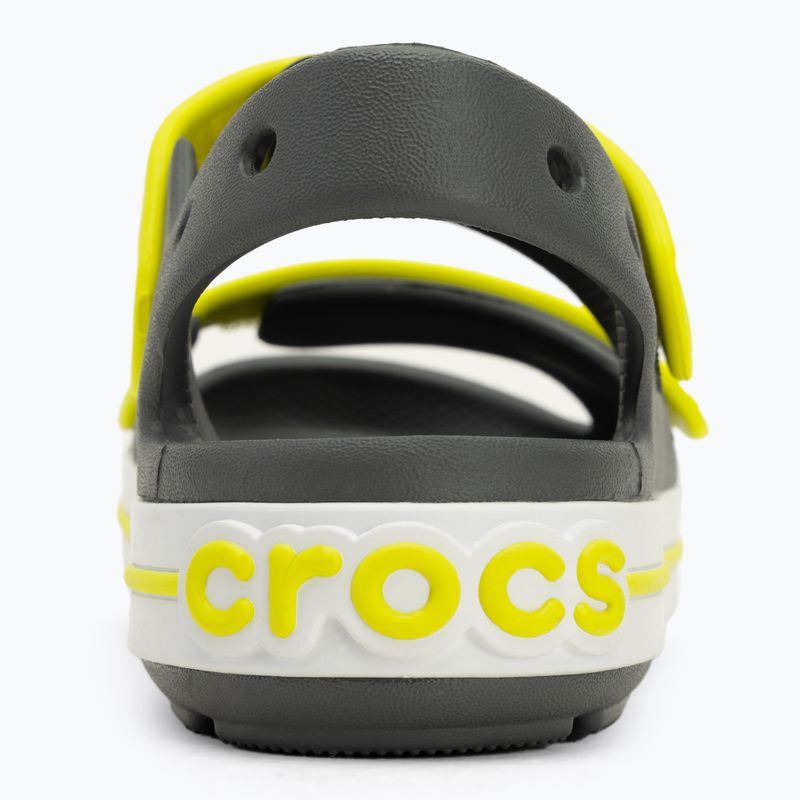 Dětské sandály Crocs Crocband Cruiser Kids slate grey/acidity 6