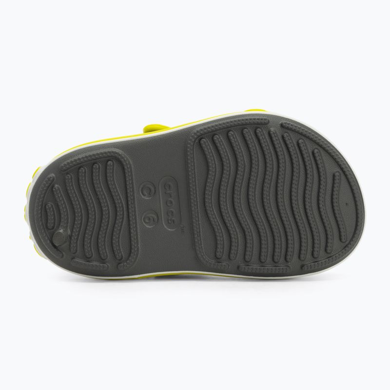 Dětské sandály Crocs Crocband Cruiser Toddler slate grey/acidity 5
