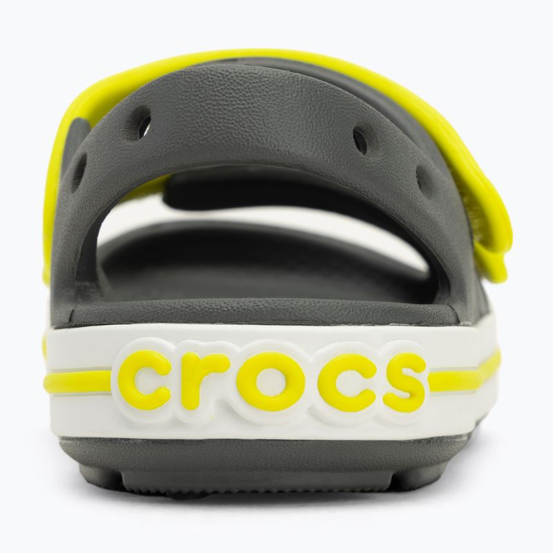 Dětské sandály Crocs Crocband Cruiser Toddler slate grey/acidity 6