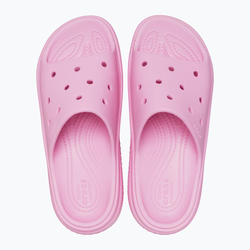 Dámské žabky Crocs Stomp Slide pink tweed 12