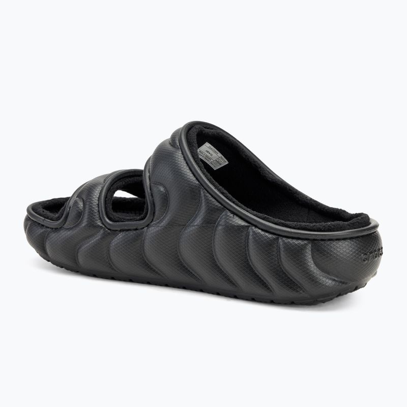 Nazouváky  Crocs Classic Cozzzy Overpuff Sandal black 3