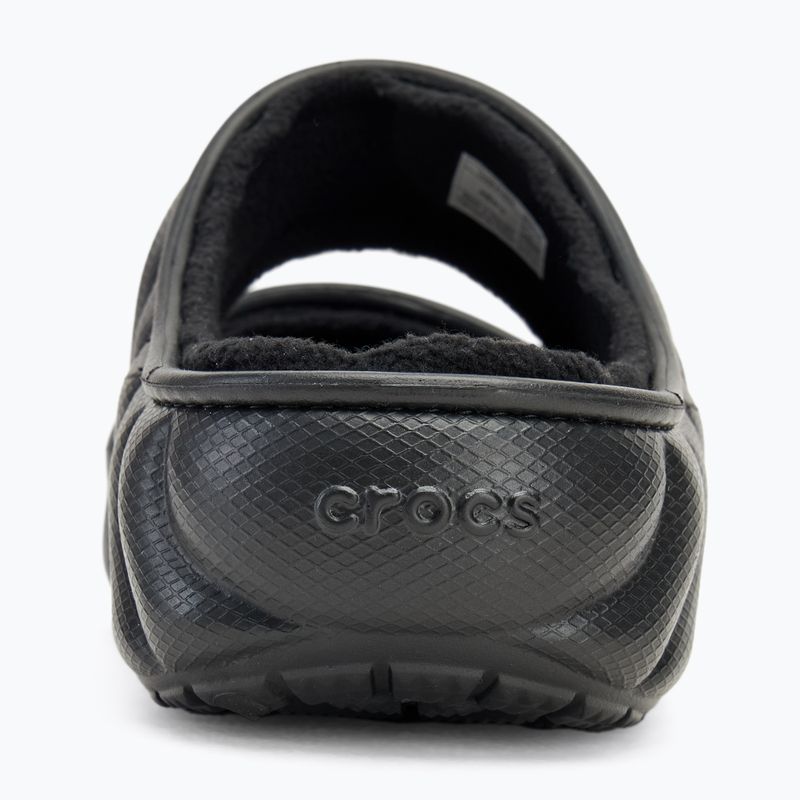 Nazouváky  Crocs Classic Cozzzy Overpuff Sandal black 6