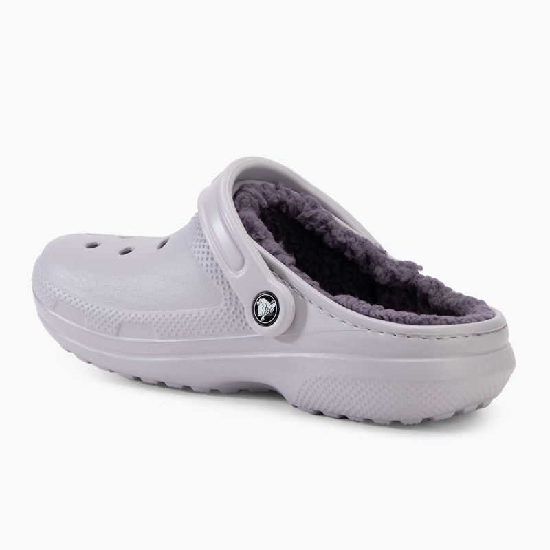 Nazouváky  Crocs Classic Lined Clog mauve mist/mauve mist 4