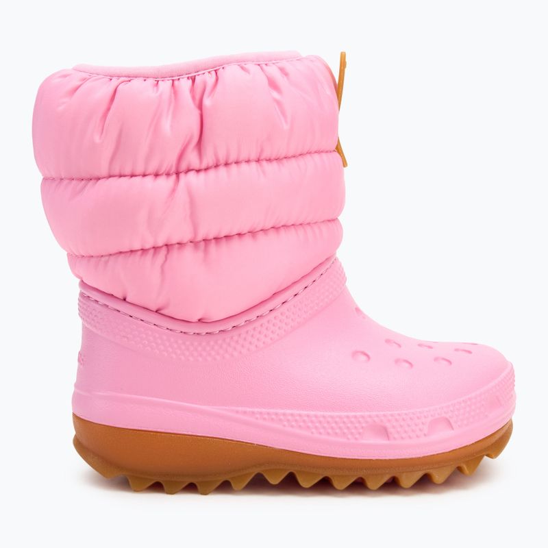 Dětské sněhule  Crocs Classic Neo Puff Boot Toddler pink tweed/gum 2
