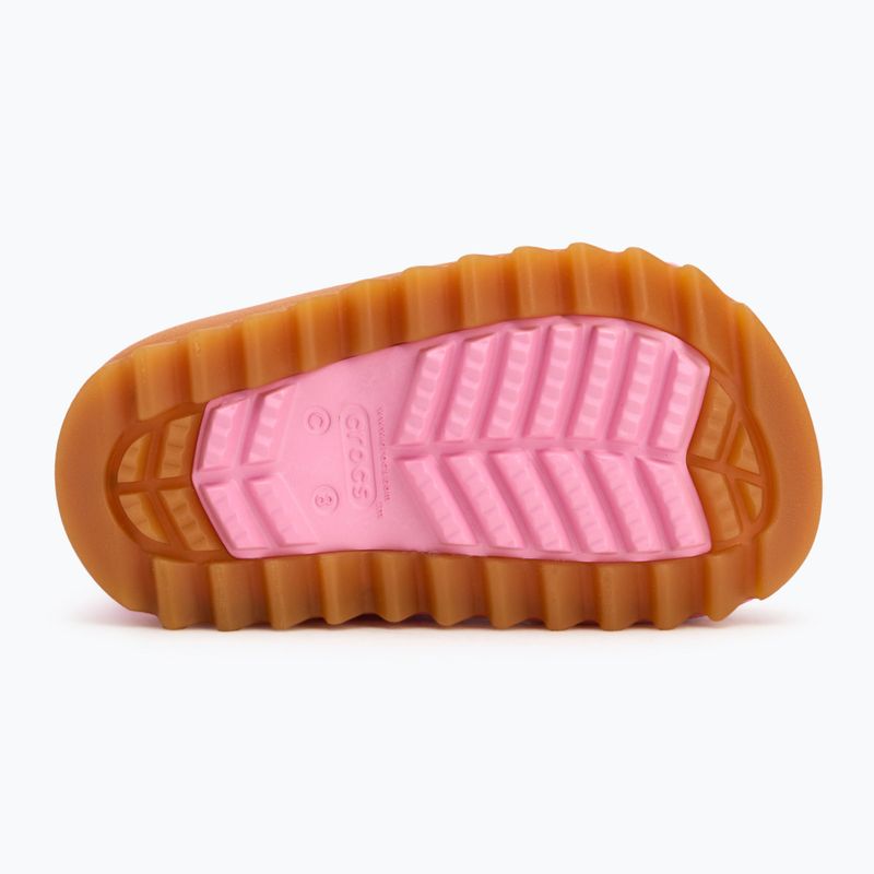 Dětské sněhule  Crocs Classic Neo Puff Boot Toddler pink tweed/gum 4