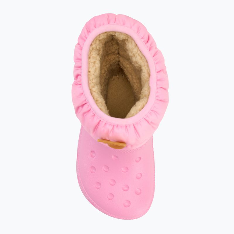 Dětské sněhule  Crocs Classic Neo Puff Boot Toddler pink tweed/gum 5