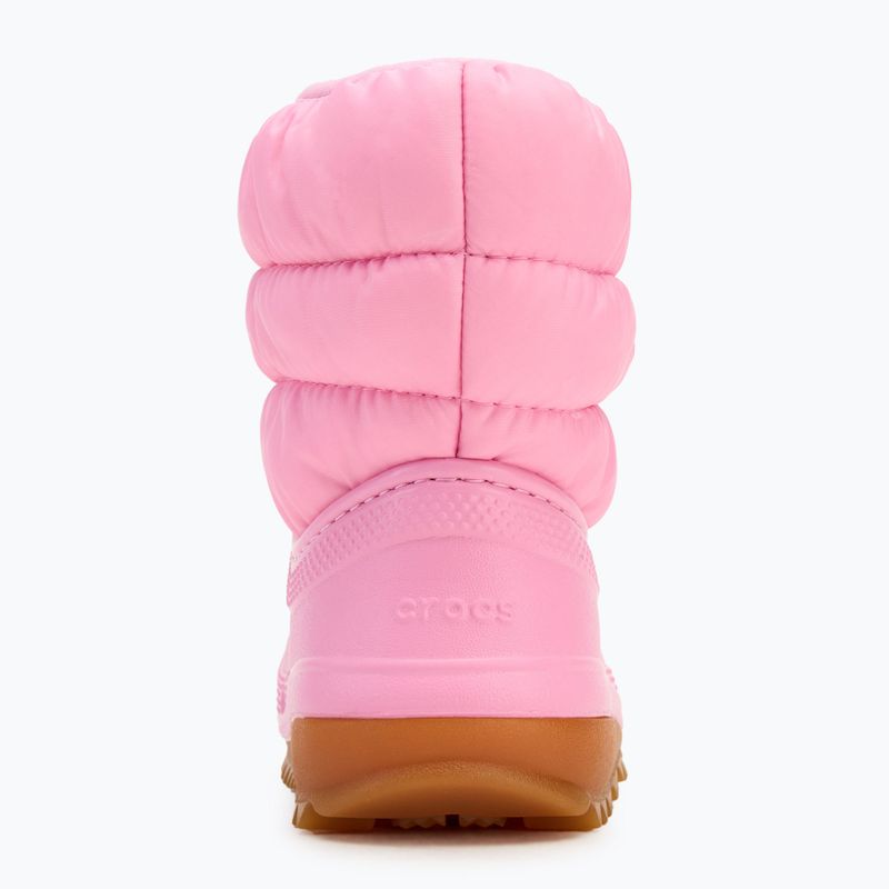 Dětské sněhule  Crocs Classic Neo Puff Boot Toddler pink tweed/gum 6