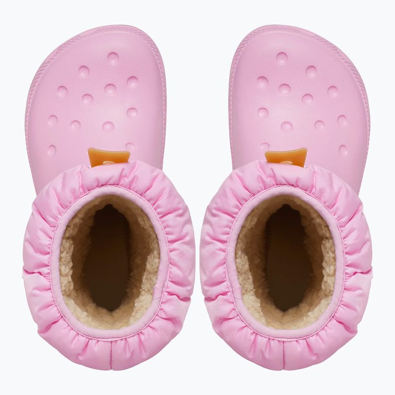 Dětské sněhule Crocs Classic Neo Puff pink tweed/gum 12