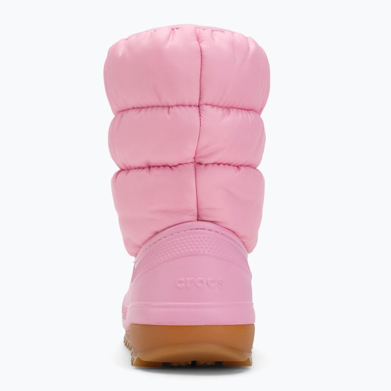 Dětské sněhule Crocs Classic Neo Puff pink tweed/gum 6
