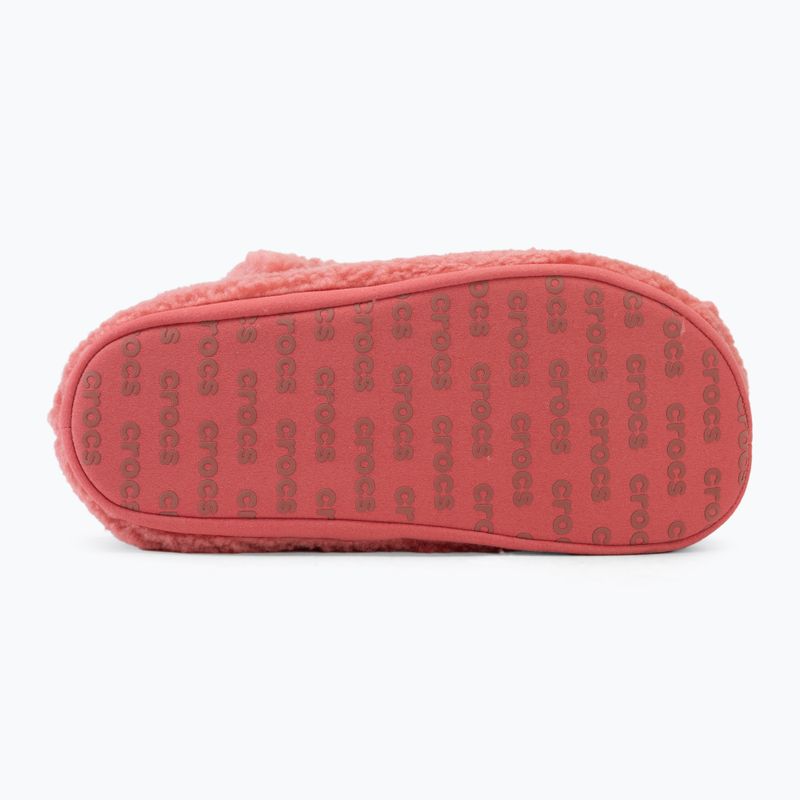 Pantofle Crocs Classic Cozzzy Slipper hot blush 5