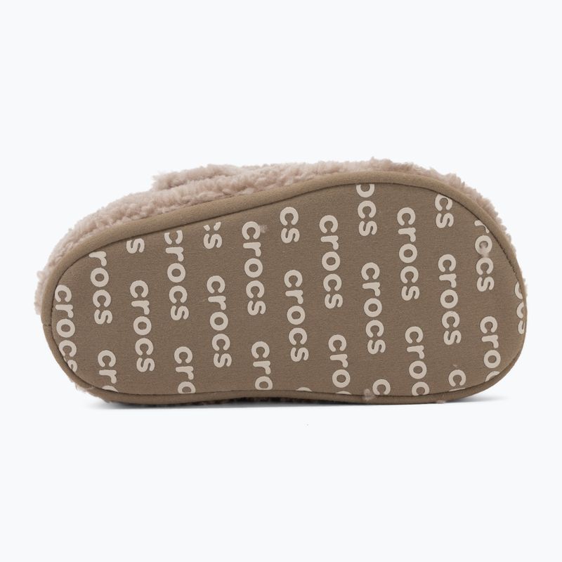 Dětské pantofle Crocs Classic Cozzy mushroom 5