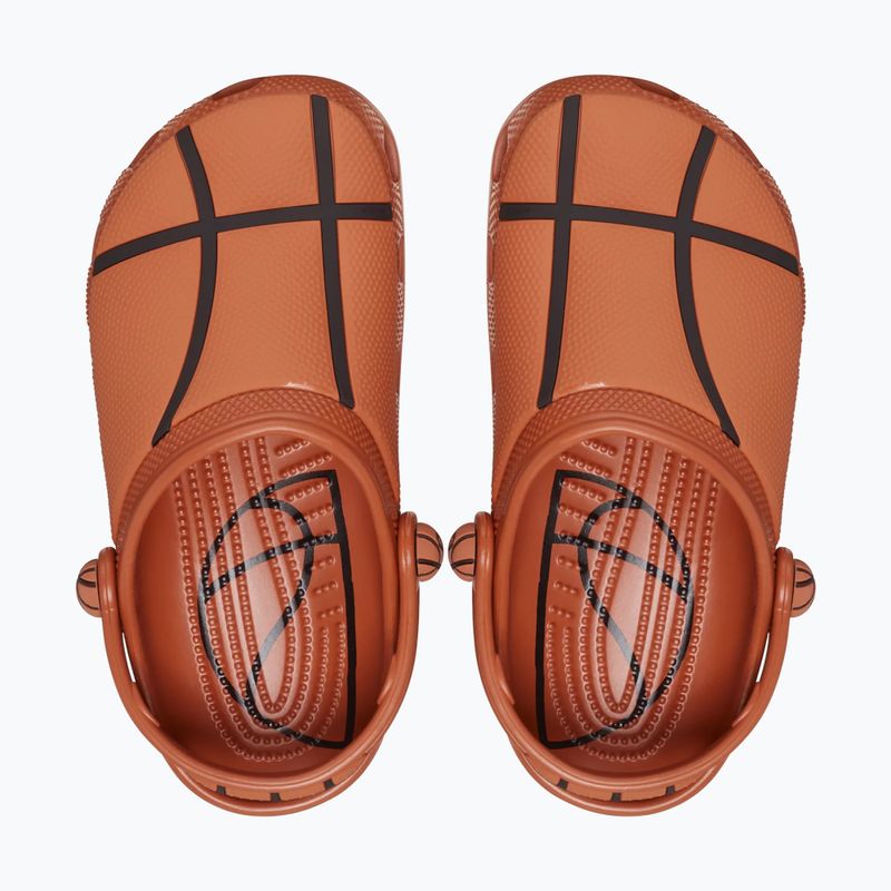 Dětské nazouváky Crocs Classic Basketball Clog K sienna 4