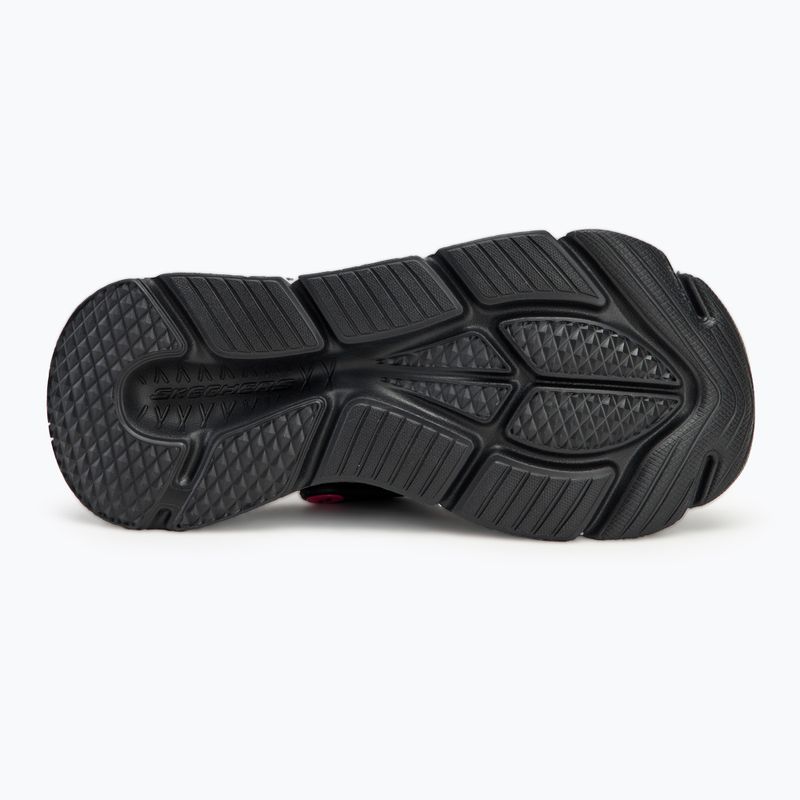 Dámské nazouváky SKECHERS JGoldcrown Max Cushioning Foamies Love True black 5